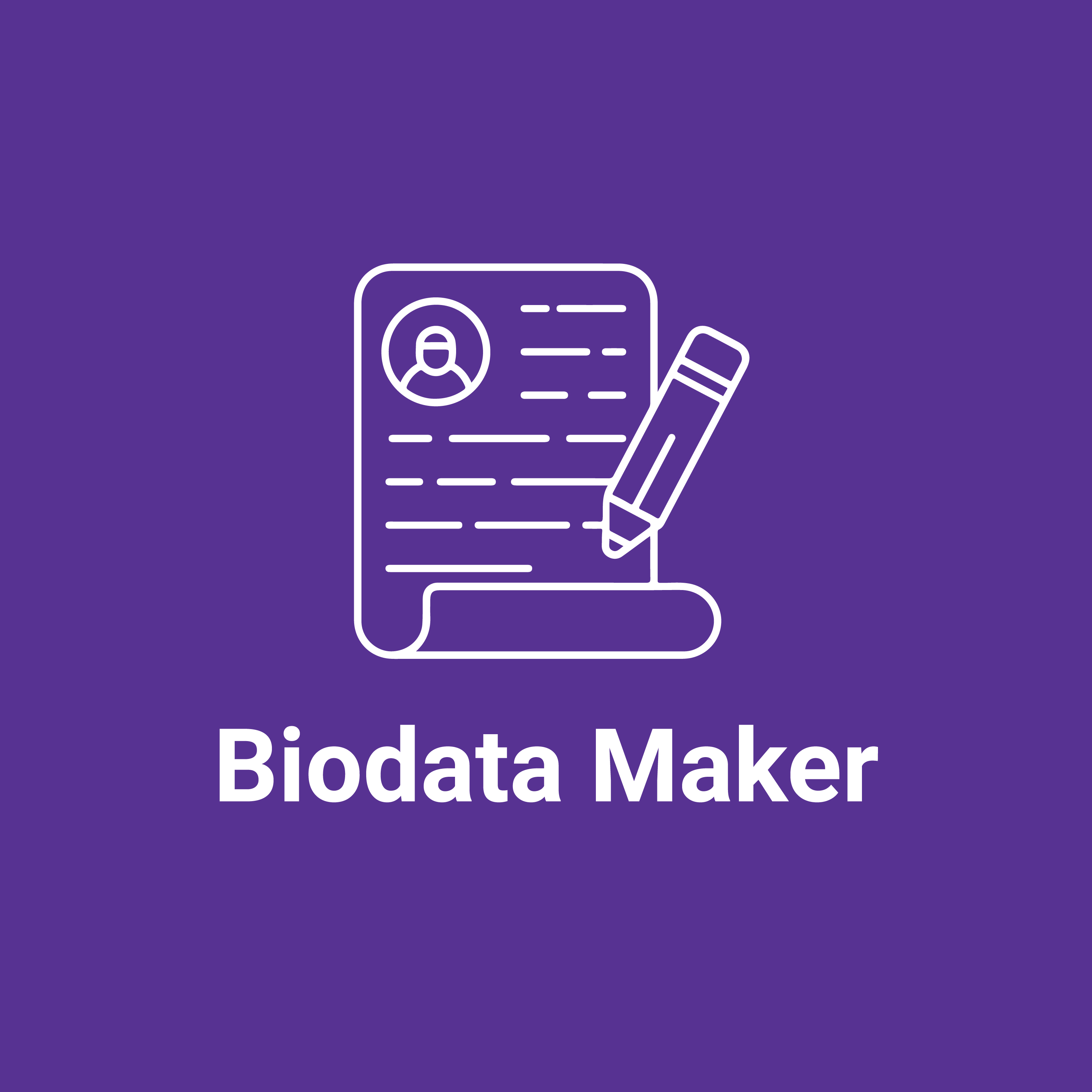 Muslim Biodata Maker